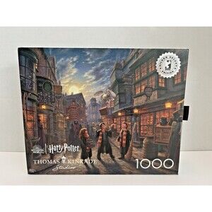 Thomas Kinkade Harry Potter Diagon Alley 1000 Piece Jigsaw Puzzle Ltd Ed. NEW
